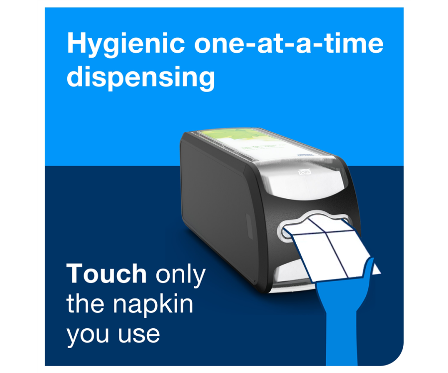 Tork Xpressnap Fit® Counter Napkin Dispenser (12.8 in. x 4.8 in. x 5.6 in., 1/Case)